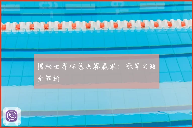 揭秘世界杯总决赛赢家:冠军之路全解析