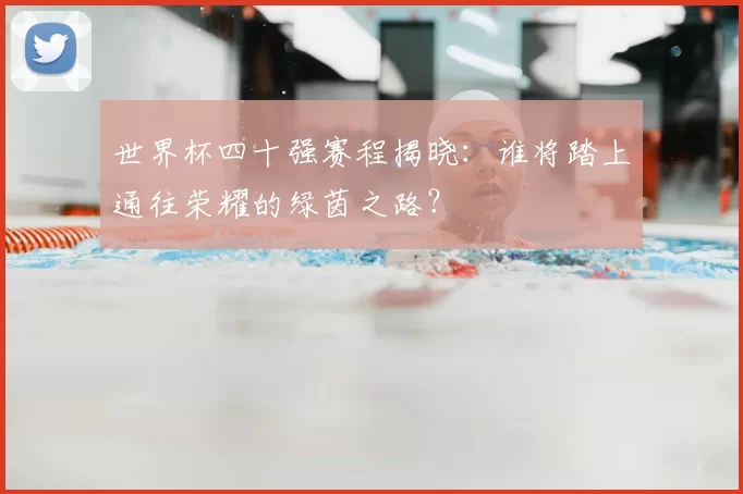 世界杯四十强赛程揭晓:谁将踏上通往荣耀的绿茵之路?